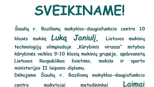 Sveikinimas 1