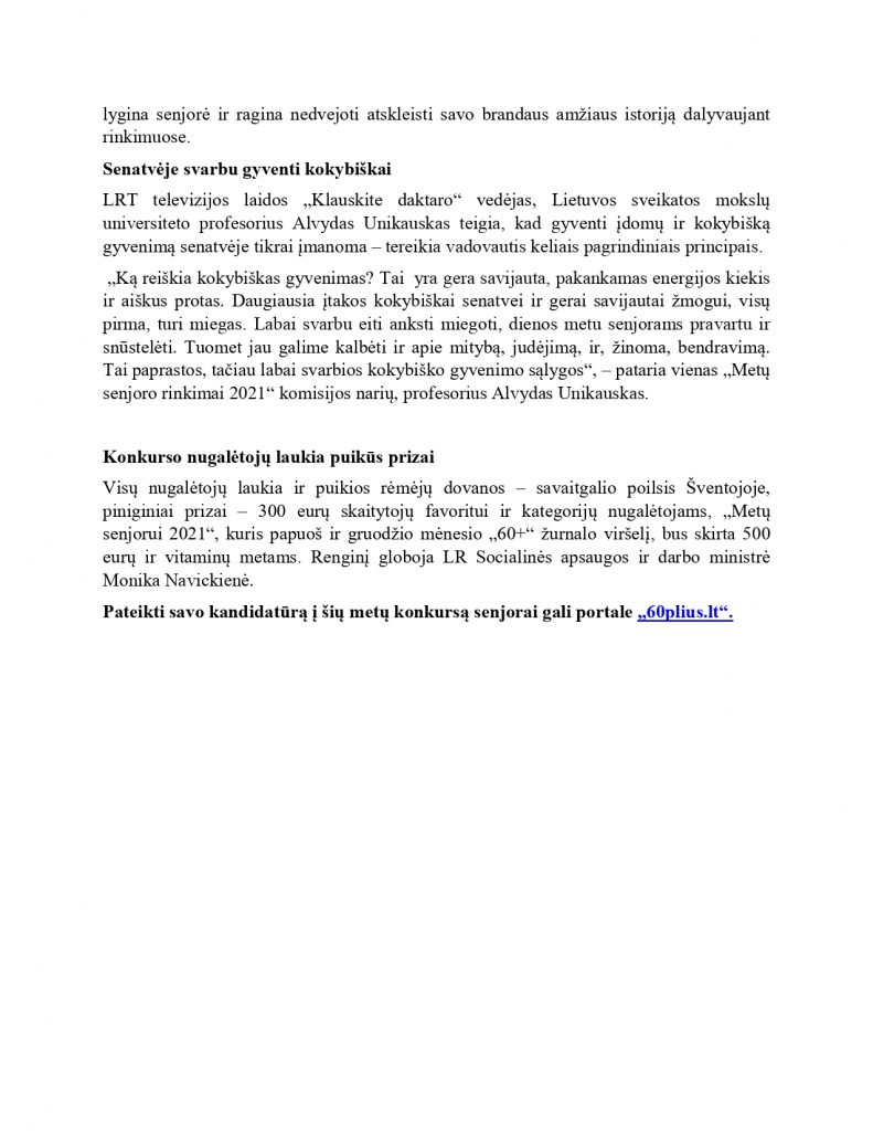 Pranesimas spaudai Skelbiami Metu senjoro rinkimai 2021 page 0002