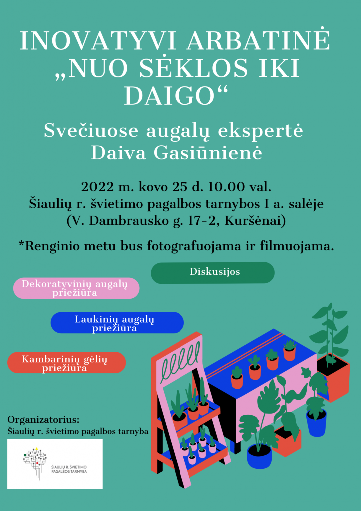 Inovatyvi arbatine „Nuo seklos iki daigo 1