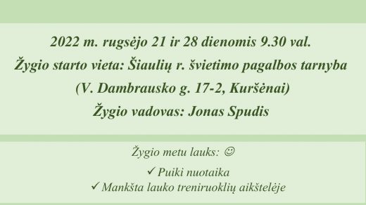 Zygis senjorams. rugsejo men. 1