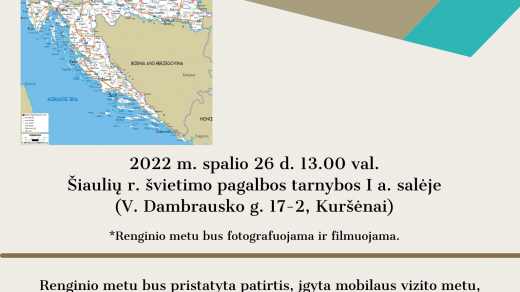 Kviečiame Šiaulių rajono gyventojus į inovatyvią arbatinę „Ateik. Sužinok. Išmok!“