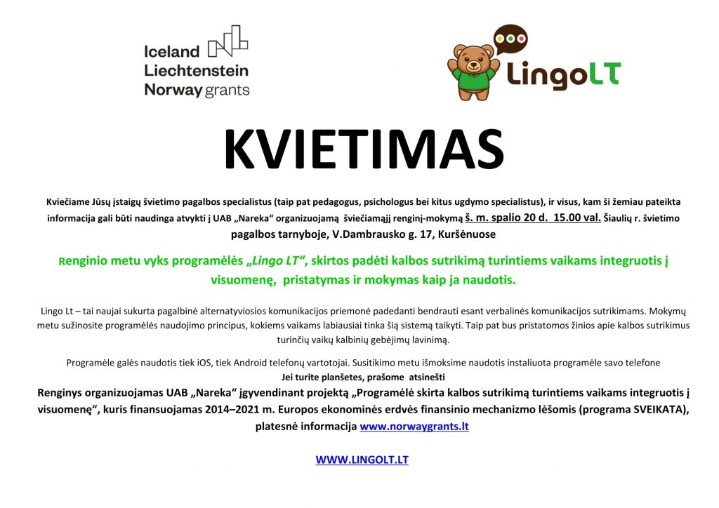 kvietimas 1
