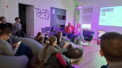 Ginkunu Sofijos ir Vladimiro Zubovu progimnazijos 5b klases mokiniai neria i verslo pasauli su „Keksaine