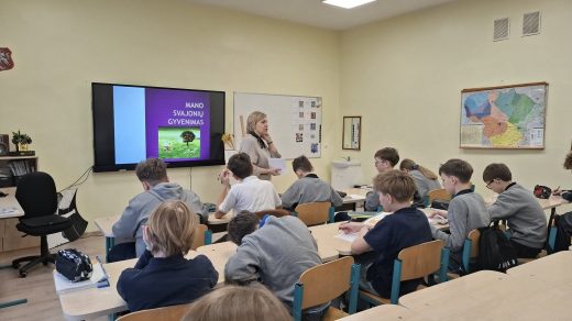 Integruota karjeros ugdymo lietuviu kalbos pamoka